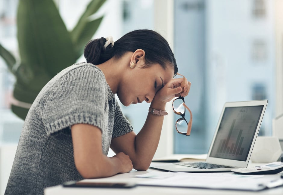 Experiencing mental burnout